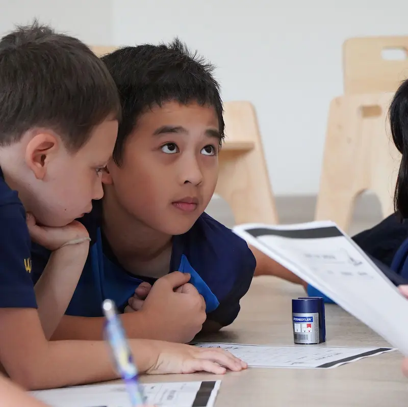 A school which adopts specific learning methods